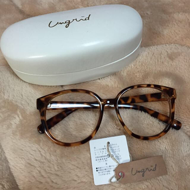 Ungrid(アングリッド)のUngrid伊達眼鏡♡3/26まで レディースのファッション小物(サングラス/メガネ)の商品写真