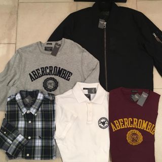 アバクロンビーアンドフィッチ(Abercrombie&Fitch)のアバクロ デイリーに大活躍するアウター入りトップス5点セットです！新品送料込み！(その他)