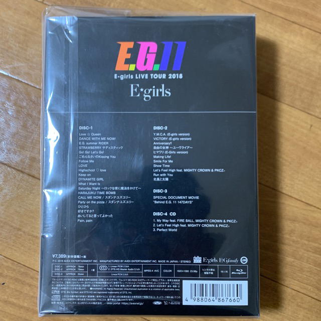 E-girls(イーガールズ)のE-girls/LIVE TOUR 2018～ エンタメ/ホビーのDVD/ブルーレイ(ミュージック)の商品写真