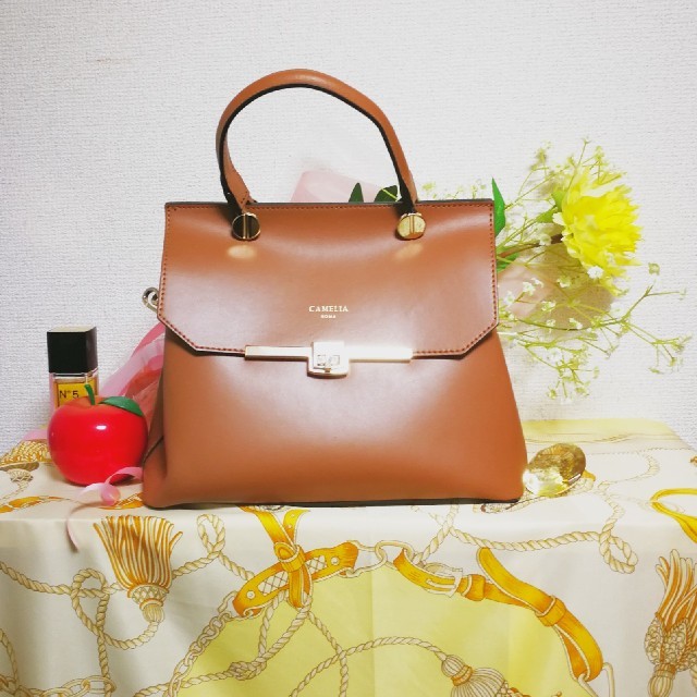 Hermes(エルメス)の♥中古 カメリアローマ ショルダーバッグ♥ レディースのバッグ(ショルダーバッグ)の商品写真