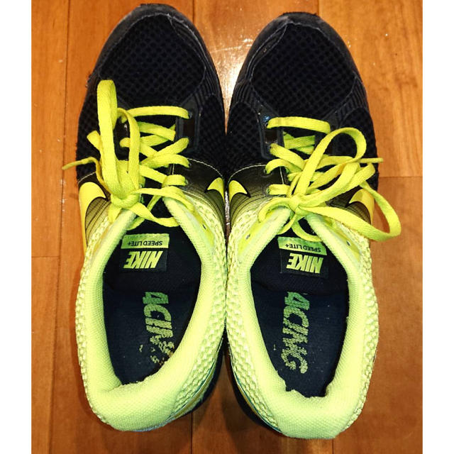 NIKE(ナイキ)のNIKE ナイキ スピードLITE＋ ブラック/イエロー サイズ：25.0cm  メンズの靴/シューズ(スニーカー)の商品写真