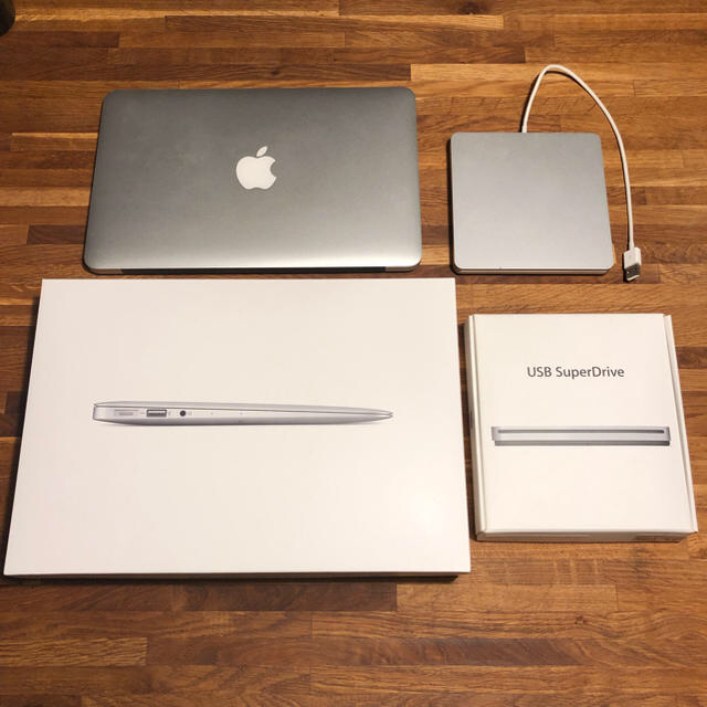 MacBook Air 11inch Super Drive付ノートPC