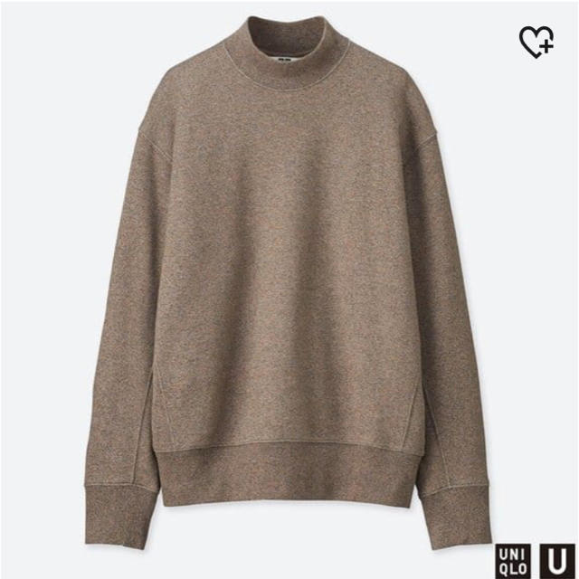 UNIQLO(ユニクロ)のUNIQLO U  スウェットプルオーバー  XL  ブラウン レディースのトップス(トレーナー/スウェット)の商品写真