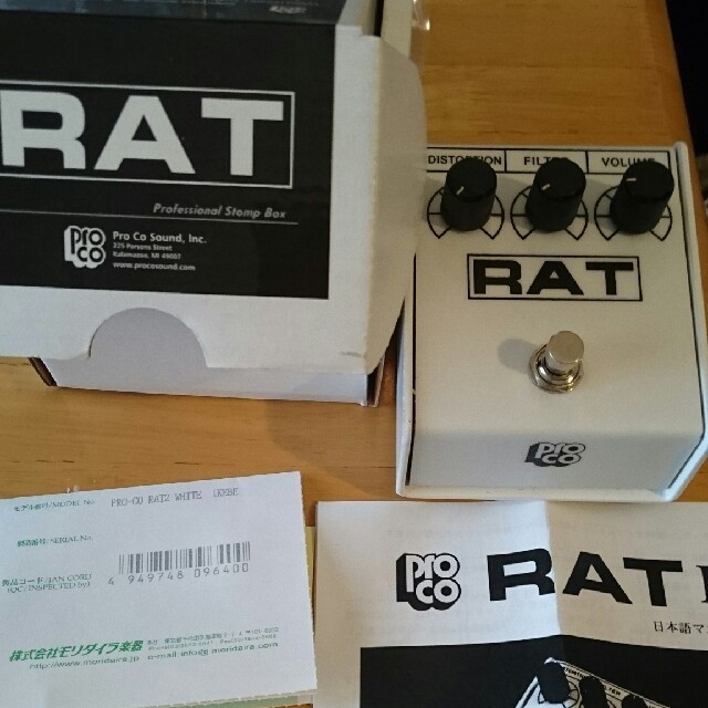 Proco Rat ii 白ラット 楽器のギター(エフェクター)の商品写真