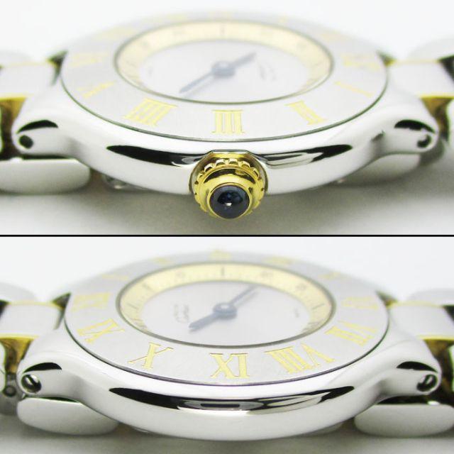 Cartier SS×K18YG コンビ 2針の通販 by tedee's shop｜カルティエならラクマ - カルティエ マスト21 1340 Q 高品質得価