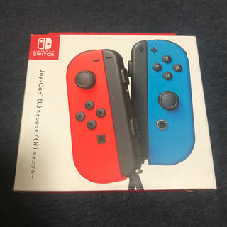 ニンテンドースイッチ(Nintendo Switch)のjoy-con ネオンレッド ネオンブルー 新品未使用(その他)