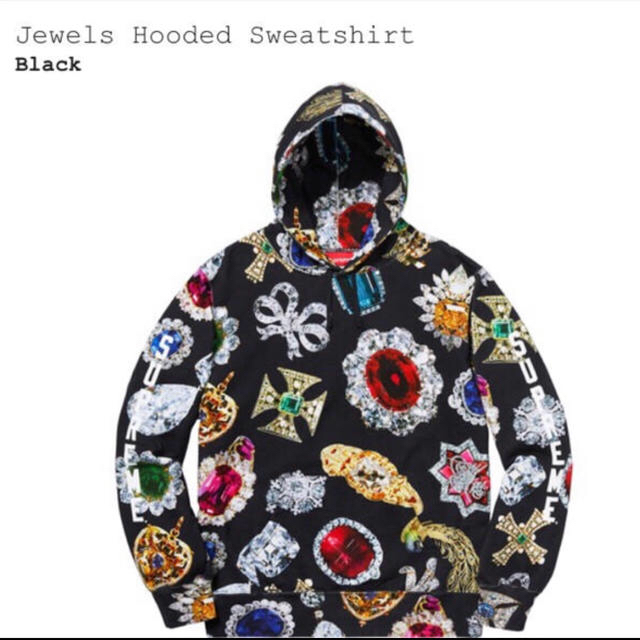 Supreme Jewels Hooded Sweatshirt M パーカー