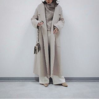 ドゥドゥ(DouDou)の購入希望の方のみ！！ダブルフェイスウールコート ベージュ(ロングコート)