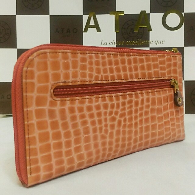 ATAO(アタオ)の《美品》アタオ　リモルアン　アプリコット　(本体のみ) レディースのファッション小物(財布)の商品写真