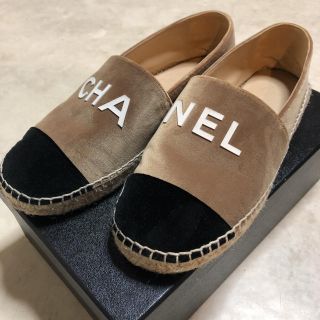 シャネル(CHANEL)のシャネル  エスパドリーユ 25㎝(スリッポン/モカシン)