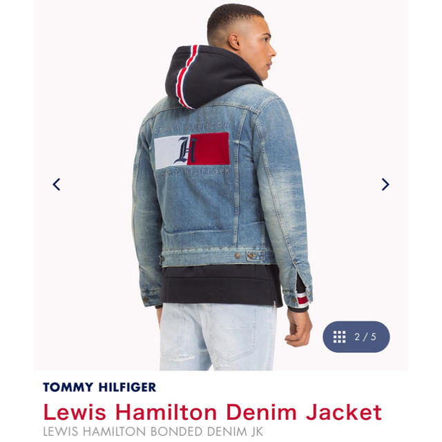 tommy hilfiger denim jacket lewis hamilton