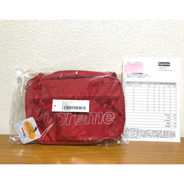 Supreme Shoulder Bag 赤 Red 新品18AW ショルダー - ショルダーバッグ