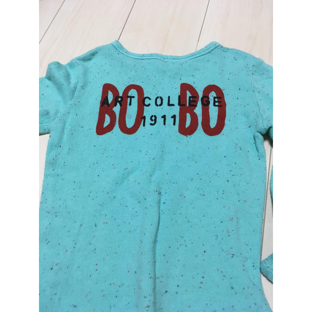 bobo chose(ボボチョース)のBOBO CHOSES プリントワッフルロンＴ キッズ/ベビー/マタニティのキッズ服男の子用(90cm~)(Tシャツ/カットソー)の商品写真