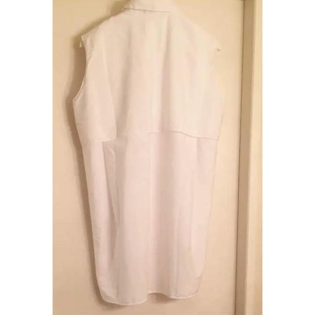ENFOLD(エンフォルド)のENFOLD シャツ 38 白 セリーヌ レディースのトップス(シャツ/ブラウス(半袖/袖なし))の商品写真