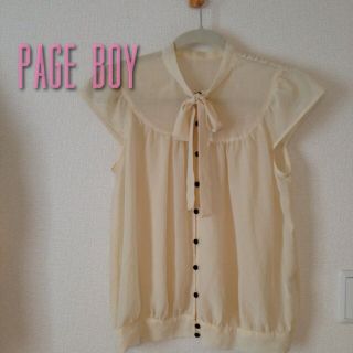 ページボーイ(PAGEBOY)のページボーイ♡シフォンブラウス(シャツ/ブラウス(半袖/袖なし))