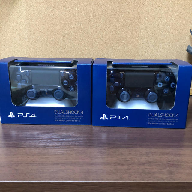 新品未開封！ ps4 デュアルショックコントローラー 500million 2個