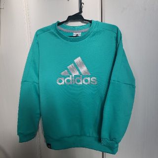 アディダス(adidas)の美品adidas★裏起毛トレーナー140(Tシャツ/カットソー)