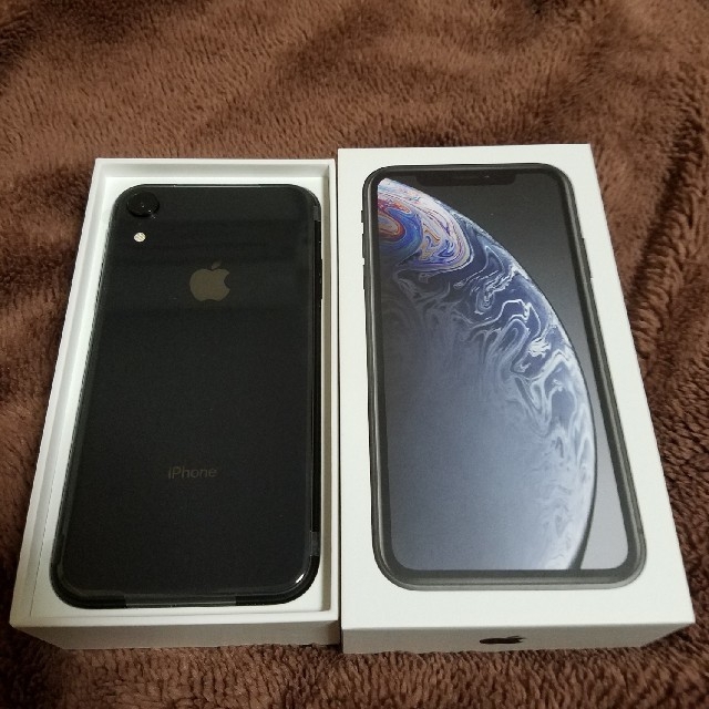注文割引 XR iPhone - Apple 128GB SIMフリー ブラック スマートフォン