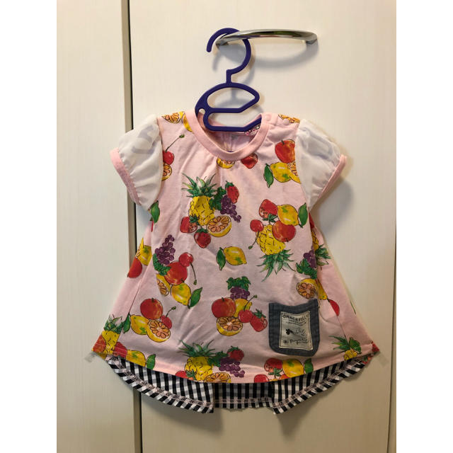 しまむら(シマムラ)のワンピース 95サイズ キッズ/ベビー/マタニティのキッズ服女の子用(90cm~)(ワンピース)の商品写真