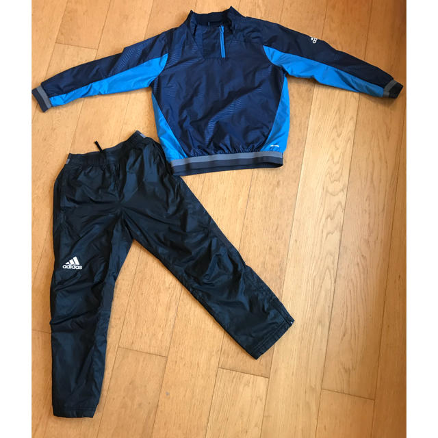 adidas(アディダス)の○adidas○ 中綿ピステ 上下セット130size スポーツ/アウトドアのサッカー/フットサル(ウェア)の商品写真