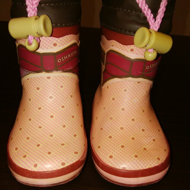 女の子長靴 キッズ/ベビー/マタニティのベビー靴/シューズ(~14cm)(長靴/レインシューズ)の商品写真
