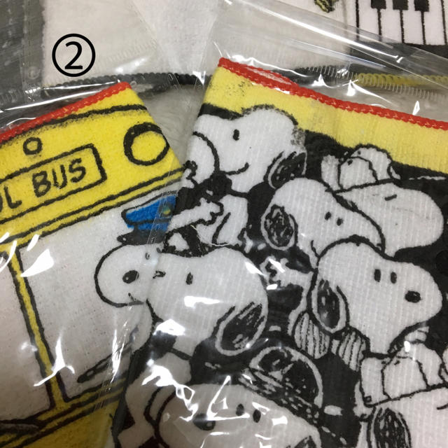 SNOOPY(スヌーピー)の新品＊スヌーピー   ループタオル ミニタオル セット② エンタメ/ホビーのアニメグッズ(タオル)の商品写真