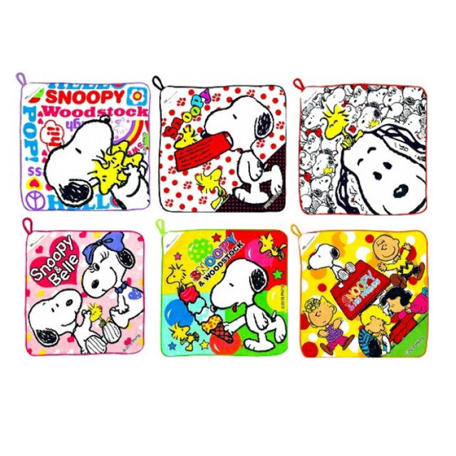 SNOOPY(スヌーピー)の新品＊スヌーピー   ループタオル ミニタオル セット② エンタメ/ホビーのアニメグッズ(タオル)の商品写真