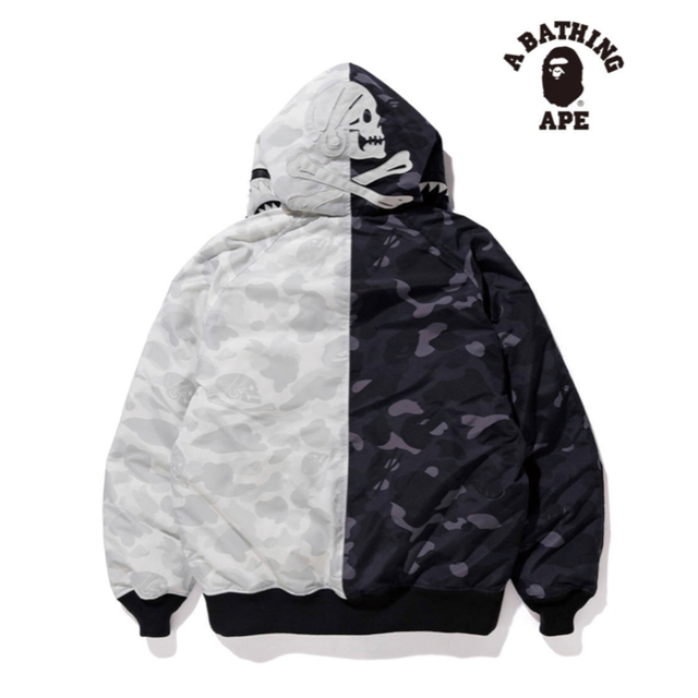 A BATHING APE(アベイシングエイプ)のBAPE x NBHD Down Shark Jacket メンズのジャケット/アウター(ダウンジャケット)の商品写真