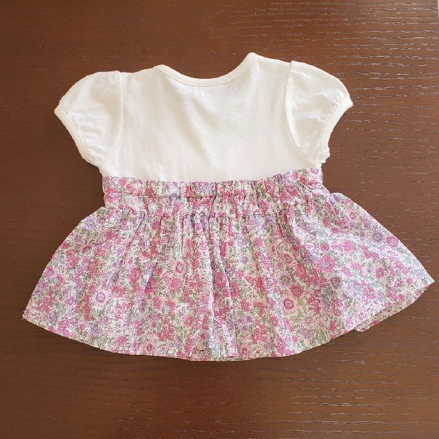 petit main(プティマイン)の♡プティマイン♡花柄チュニック 80 キッズ/ベビー/マタニティのベビー服(~85cm)(Ｔシャツ)の商品写真