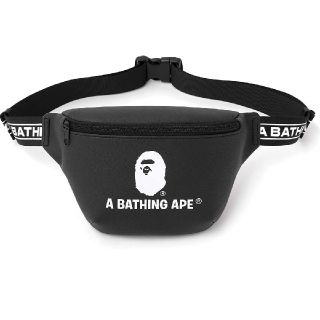 アベイシングエイプ(A BATHING APE)のa bathing ape レザー調ウエストバッグ(ウエストポーチ)