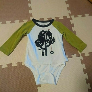 ベビーギャップ(babyGAP)のbabyGAP ロンパースタイプ長袖Tシャツ 12-18m(Ｔシャツ)