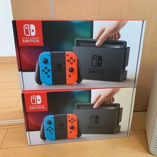 ニンテンドースイッチ(Nintendo Switch)のニンテンドースイッチ 未使用品 2台セット(家庭用ゲーム機本体)