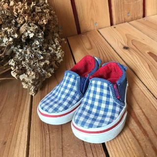 ヴァンズ(VANS)のVANSバンズ*ベビーシューズ14㎝*スリッポン子供靴くつ*キッズスニーカー(スリッポン)