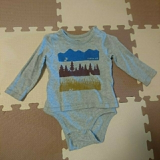 ベビーギャップ(babyGAP)のbabyGAP ロンパースタイプ長袖Tシャツ 12-18m(Ｔシャツ)