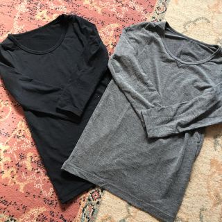 ユニクロ(UNIQLO)のUNIQLO ヒートテック シャツ キッズ 110cm120cm(下着)