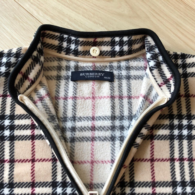 BURBERRY(バーバリー)のバーバリー フリースジャケット 90 キッズ/ベビー/マタニティのキッズ服男の子用(90cm~)(ジャケット/上着)の商品写真