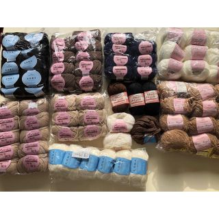 かおっち様専用 毛糸 21玉まとめ売り(生地/糸)