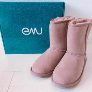 エミュー(EMU)の値下げ！未使用 EMU emu エミュ スティンガーロー ムートン ブーツ(ブーツ)