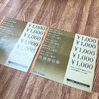 セイブヒャッカテン(西武百貨店)の西武ホールディングス 株主さまご優待 共通割引券(その他)