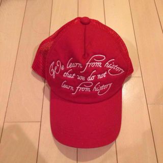 エルディーエス(LDS)のLDS メッシュCAP RED(キャップ)