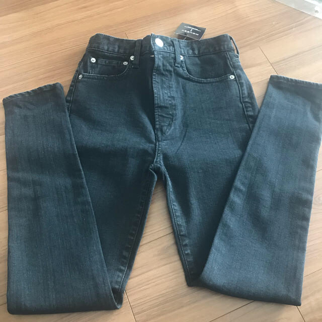 moussy(マウジー)のHW Rebirth L/BLACK SKINNY レディースのパンツ(デニム/ジーンズ)の商品写真