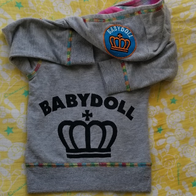BABYDOLL(ベビードール)のベビードール⭐パーカー80 キッズ/ベビー/マタニティのベビー服(~85cm)(トレーナー)の商品写真