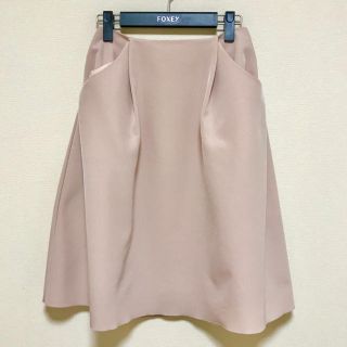 フォクシー(FOXEY)の♡ Foxey ♡ イリプスフレア アンティークベージュ ロング 38(ひざ丈スカート)