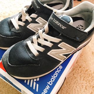 ニューバランス(New Balance)のキッズ ニューバランス スニーカー 20センチ ネイビー(スニーカー)