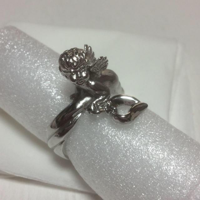 天使のリング、サイズ16、大きめ‼️ レディースのアクセサリー(リング(指輪))の商品写真