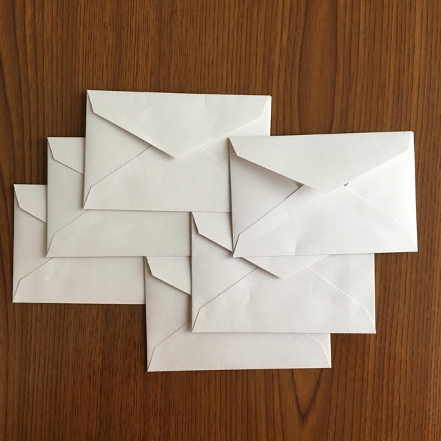LOEWE(ロエベ)のロエベ   ミニ封筒（６枚） ハンドメイドの文具/ステーショナリー(カード/レター/ラッピング)の商品写真