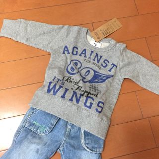 ジーンズベー(jeans-b)の新品 タグ付き トレーナー アメカジ 80センチ(トレーナー)