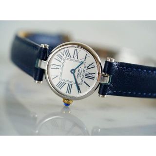 カルティエ(Cartier)の美品 カルティエ マスト ヴァンドーム オパラン シルバー SM Cartier(腕時計)