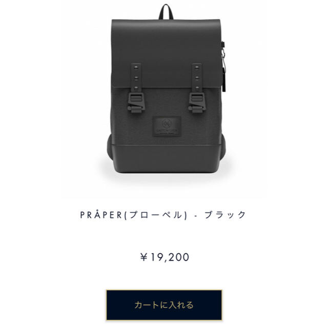 UNITED ARROWS(ユナイテッドアローズ)のかえ様専用 ガストンルーガ プローペル ブラック レディースのバッグ(リュック/バックパック)の商品写真