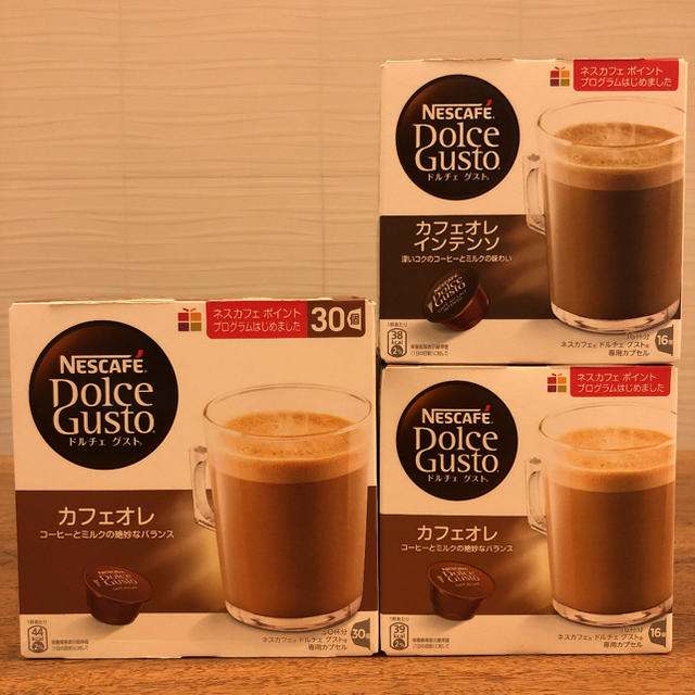 Nestle(ネスレ)のドルチェグスト カフェオレ カプセル 食品/飲料/酒の飲料(コーヒー)の商品写真